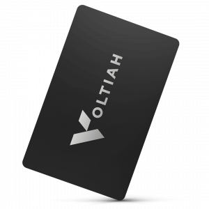 Black PVC Business Card (Silver Foil)